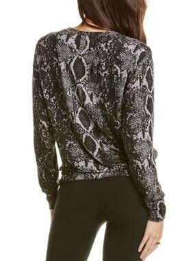 LNA Orion Snake Bruce Sweater | Charcoal/Python M